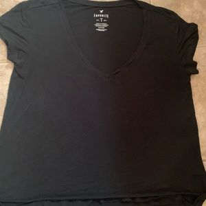 black american eagle tee